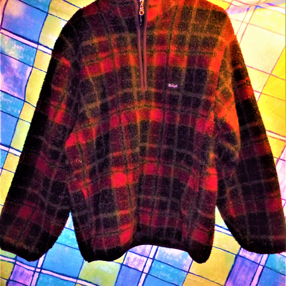 woolrich rugged outdoor wear pullover jacket